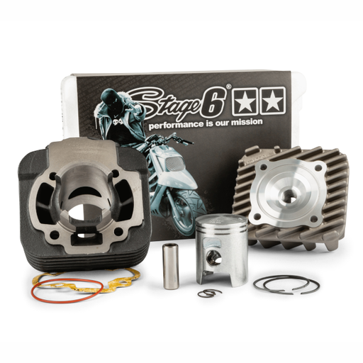 [S6-7114010] Cilindro Piaggio AC 50cc Stage6 Streetrace Hierro