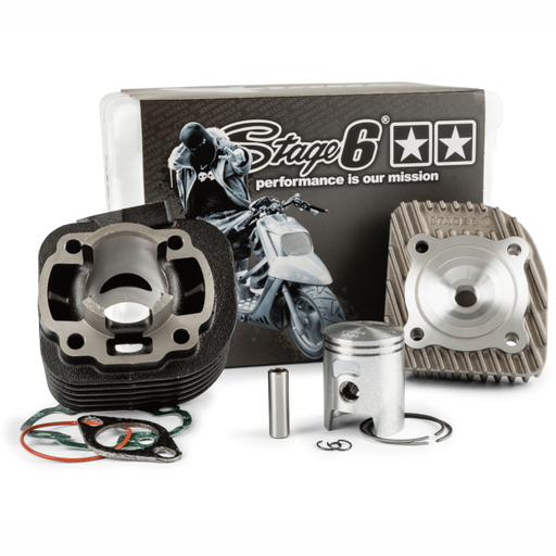 [S6-7116610] Cilindro Minarelli Horizontal AC 50cc Stage6 Streetrace Hierro