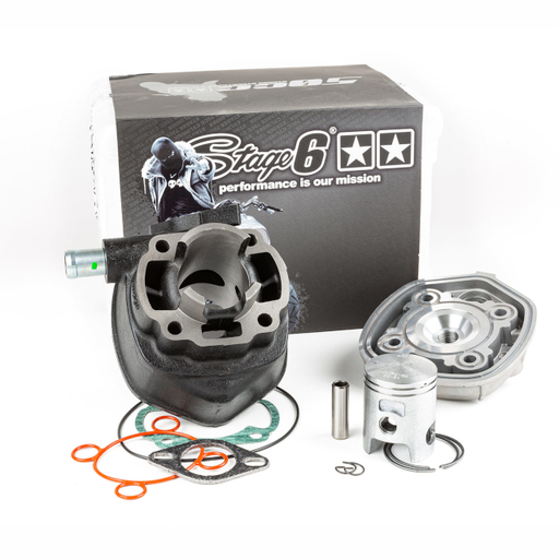 [S6-7116620] Cilindro Minarelli Horizontal LC 50cc Stage6 Streetrace Hierro