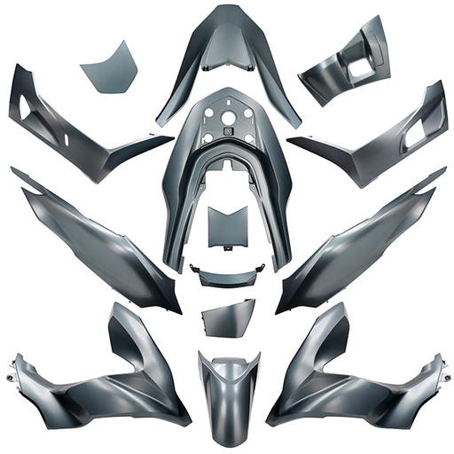 [AP55BP10.621.GM] Kit de carenados Honda PCX 2021> 14 piezas Gris Mate NHC34 AllPro