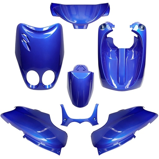 [AP55BP10.958.BL] Kit de carenados Yamaha Neo's / MBK Ovetto 97-07 7 piezas AllPro - Azul metelizado