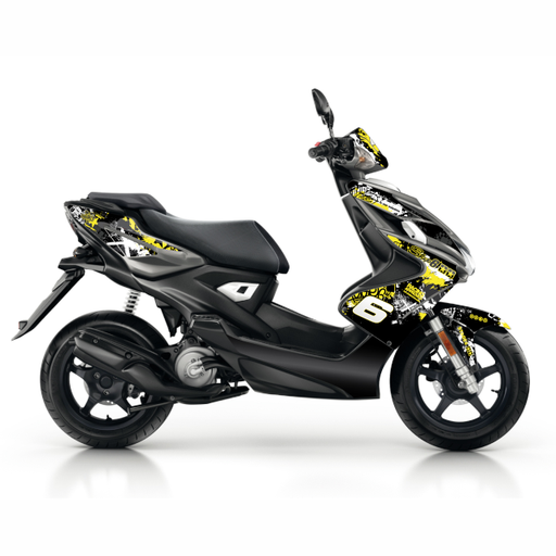 [S6-056602/YE] Kit de pegatinas Stage6 Yamaha Aerox / Nitro >2013 - Amarillo / Negro