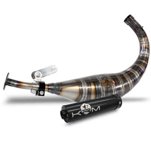 [KR257F/BK] Escape Minarelli AM6 90-100cc KRM - Silenciador Negro