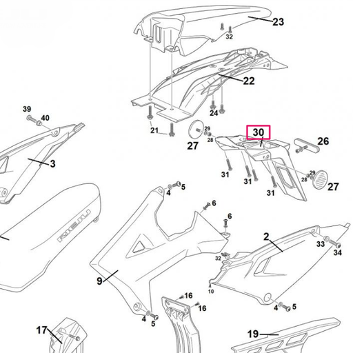 [0/000.060.5302] Portamátriculas homologado Rieju 50-125 MRT