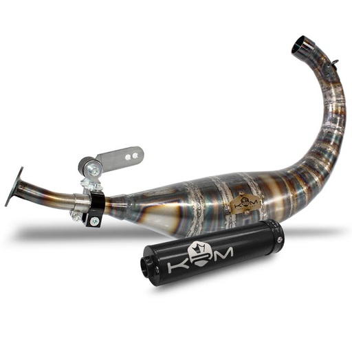 [KR254F/BK] Escape Derbi 80-90cc KRM - Silenciador negro