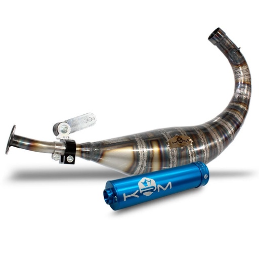 [KR256F/BL] Escape Minarelli AM6 80-90cc KRM - Silenciador Azul