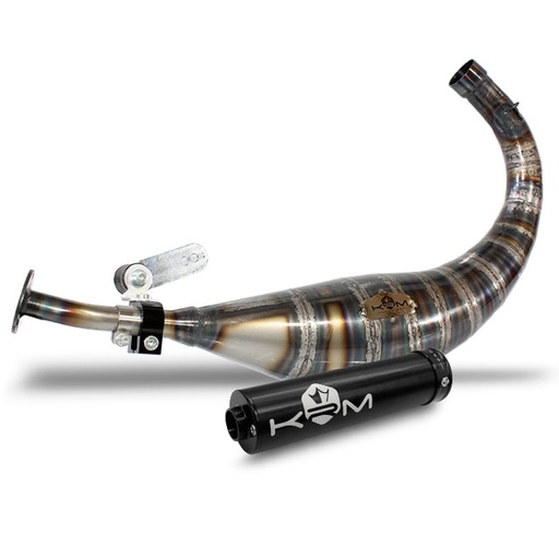 [KR256F/BK] Escape Minarelli AM6 80-90cc KRM - Silenciador Negro