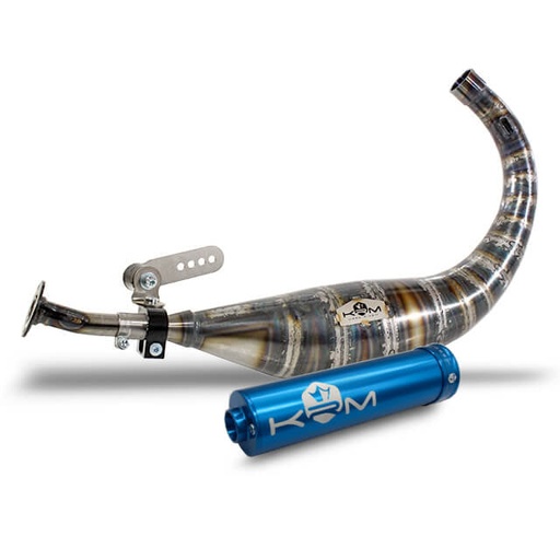 [KR530F/BL] Escape Minarelli AM6 70-80cc KRM - Silenciador Azul