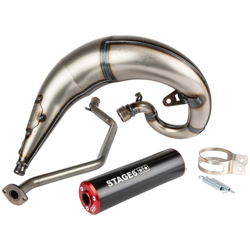 [S6-9118840/RE] Escape Stage6 Streetrace por arriba Sherco SE / SM - Silenciador Negro/Rojo