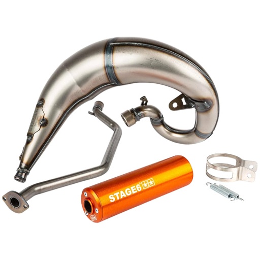 [S6-9118840/OR] Escape Stage6 Streetrace por arriba Sherco SE / SM - Silenciador Naranja