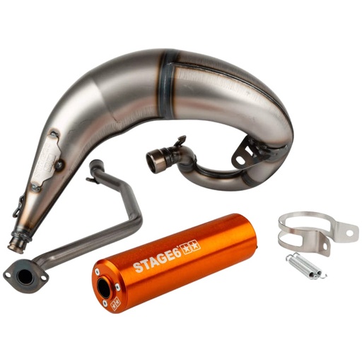 [S6-9118835/OR] Escape Stage6 Streetrace por arriba Beta RR 2012 / HM / Vent- Silenciador Naranja