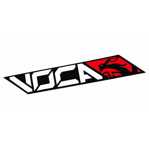 [VCR-MD0210/RE] Pegatina VOCA NEW Logo (11x4cm) - Rojo