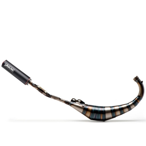 [TUB914TR] Escape Aprilia RS / Rieju RS2 / Yamaha TZR Yasuni Carrera R3 - Silenciador Rojo