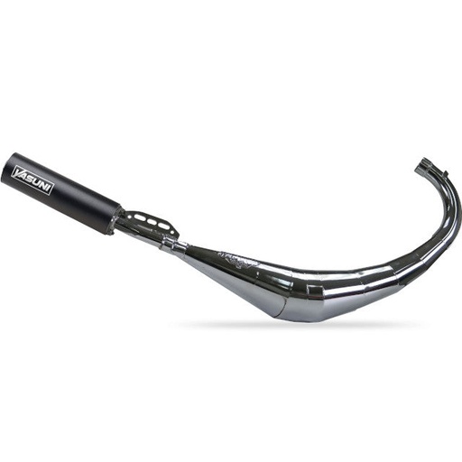 [TUB810TBCR] Escape Beta / Rieju / Derbi Yasuni R2 (CE) Cromado - Silenciador Negro