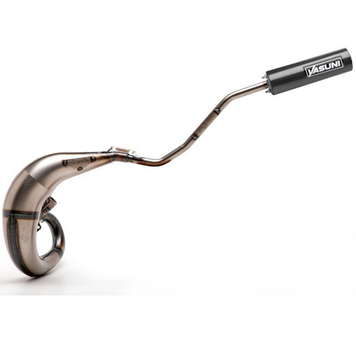 [TUB807TC-94] Escape Derbi Senda DRD / SM / Aprilia RX / SX 50 Yasuni CROSS ML lado izquierdo (CE) - Silenciador Carbono