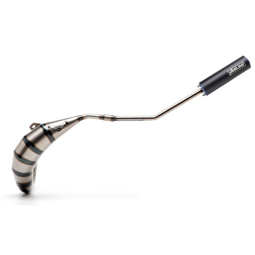 [TUB233TA] Escape Derbi Senda R / X-treme / DRD / SM Yasuni CROSS HM lado Izquierdo Yasuni (CE) - silenciador Azul