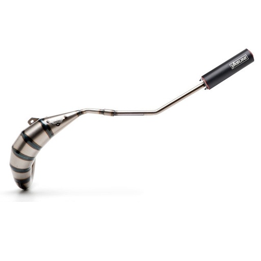 [TUB233TR] Escape Derbi Senda R / X-treme / DRD / SM Yasuni CROSS HM lado Izquierdo Yasuni (CE) - silenciador Rojo