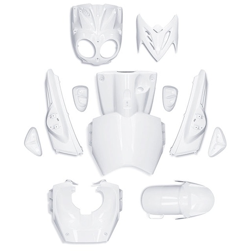 [AP55BP10.144.WP] Kit de carenados Yamaha Slider / MBK Stunt 11 piezas AllPro - Blanco Perla