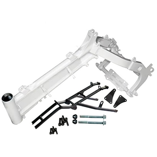 [YC110-1621-0301-WH] Chasis completo blanco Pitbike YCF Pilot F150 / SM 150