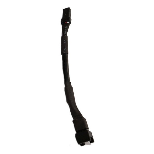 [BO039000] Conversor anclaje koso antiguo negro a conector blanco