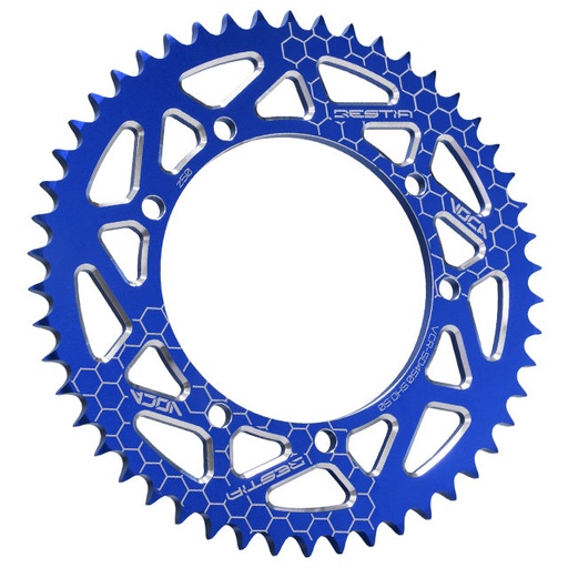 [VCR-SD450.SHO.50/BL] Corona Sherco Enduro/SM Z-50 428 Aluminio CNC VOCA - Azul