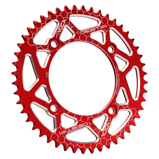[VCR-SD450.BETA.48/RE] Corona Beta Factory/RR SM >05 Z-48 420 Aluminio CNC VOCA - Rojo