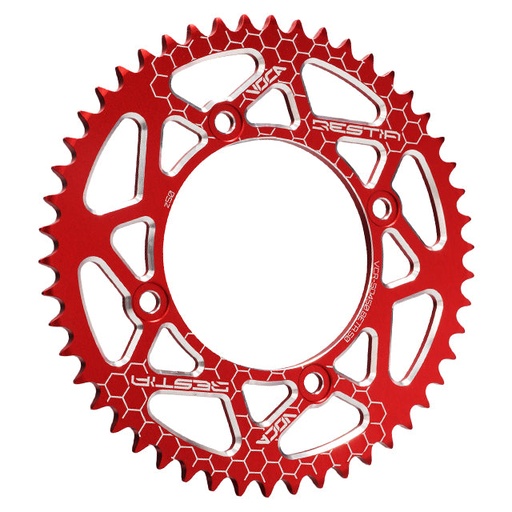 [VCR-SD450.BETA.50/RE] Corona Beta Factory/RR SM >05 Z-50 420 Aluminio CNC VOCA - Rojo