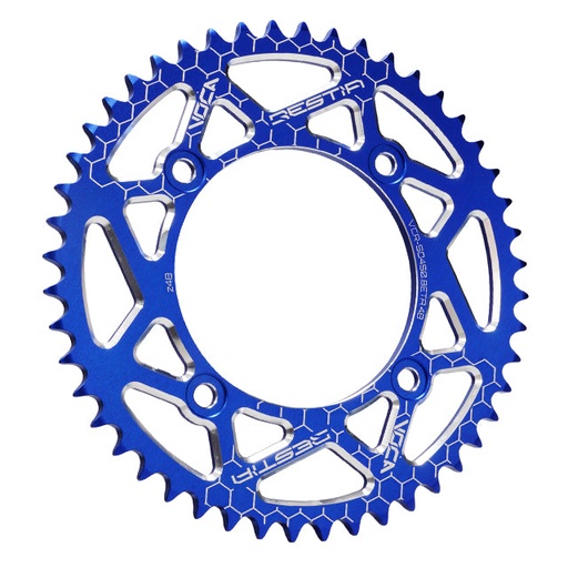 [VCR-SD450.BETA.48/BL] Corona Beta Factory/RR SM >05 Z-48 420 Aluminio CNC VOCA - Azul