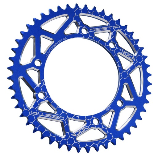 [VCR-SD450.MRT.48/BL] Corona Derbi Senda >00 / MRT / XP6 Z-48 420 Aluminio CNC VOCA - Azul
