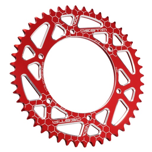 [VCR-SD450.SDA.48/RE] Corona Derbi Senda SM DRD /GPR Nude / Aprilia RS4 Z-48 420 Aluminio CNC VOCA - Rojo