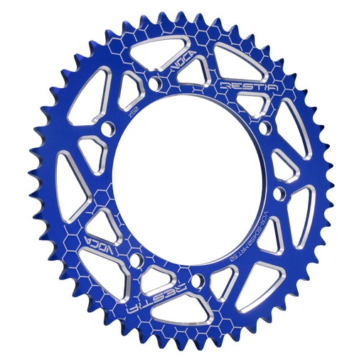 [VCR-SD450.SDA.50/BL] Corona Derbi Senda SM DRD /GPR Nude / Aprilia RS4 Z-50 420 Aluminio CNC VOCA - Azul