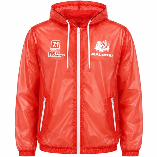 [418407.80] Chubasquero Malossi de color Rojo talla XXXL