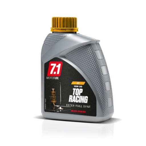 [7619287B] Aceite motor 10W50 1L Malossi 7.1 Top Racing Ester Full Synt