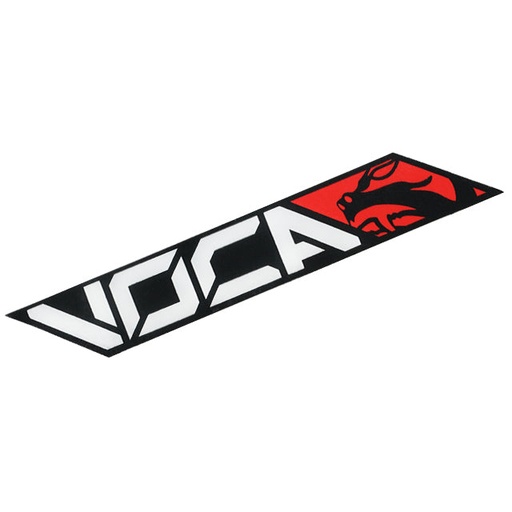 [VCR-MD0260/RE] Pegatina anticalórica VOCA NEW Chrome (11x4cm) - Rojo