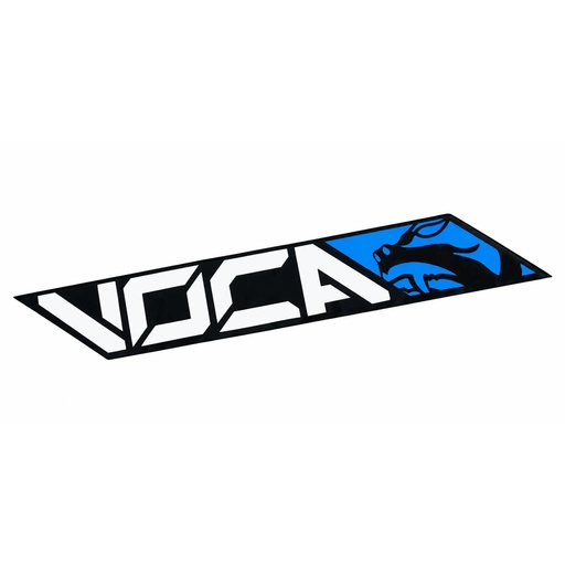 [VCR-MD0210/BL] Pegatina VOCA NEW Logo (11x4cm) - Azul