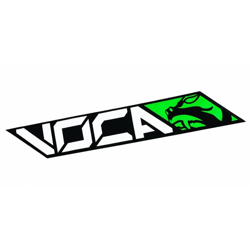 [VCR-MD0210/GR] Pegatina VOCA NEW Logo (11x4cm) - Verde