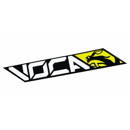 [VCR-MD0210/YE] Pegatina VOCA NEW Logo (11x4cm) - Amarillo