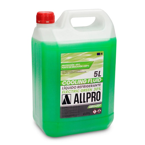 [AP90AC00.CF.5] Líquido refrigerante anticongelante 30% verde AllPro 5 litros