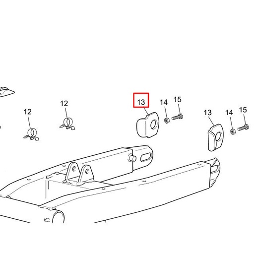 [SH-7200] Platina tensor de cadena original Sherco