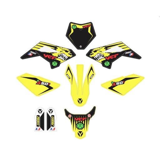 [KD50E2023] Kit de adhesivos completo YCF 50E 2023