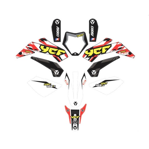 [KD125SE2023] Kit de adhesivos completo YCF Start F125SE 2023