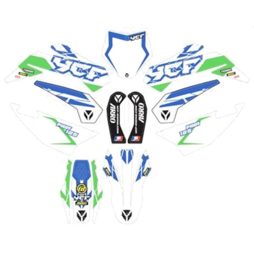 [KDP1252023] Kit de adhesivos completo YCF Pilot F125 2023