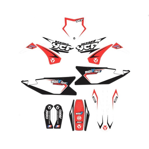 [KDBIGYF150E23] Kit de adhesivos completo YCF Bigy F150E MX 2022