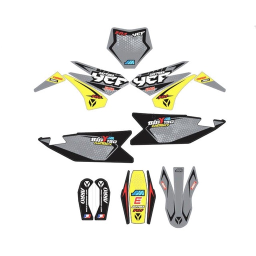 [KDBIGYSM19023] Kit de adhesivos completo YCF Bigy Daytona SM190 2023