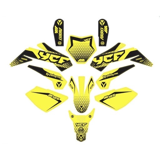 [KDSM1252023] Kit de adhesivos completo YCF SM F125S 2023