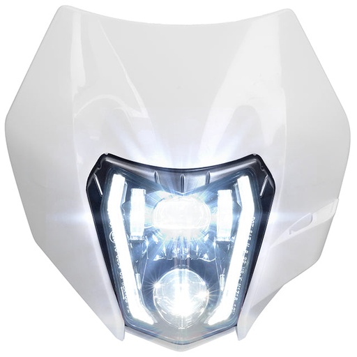 [AP50LT50.043/WH] Óptica Super Star LED Homologada KTM EXC-SX-SXF-SMC Allpro - Blanco