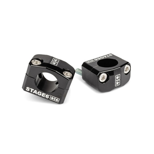 [S6-196010/BK] Torretas de manillar 28mm Stage6 - negro