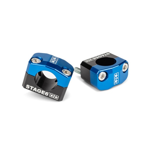 [S6-196010/BL] Torretas de manillar 28mm Stage6 - azul