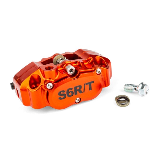 [S6-1400376/OR] Pinza de freno radial 4 pistones Stage 6 R/T MK2 - Naranja