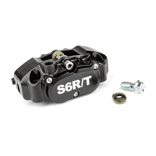 [S6-1400376/BK] Pinza de freno radial 4 pistones Stage 6 R/T MK2 - Negro